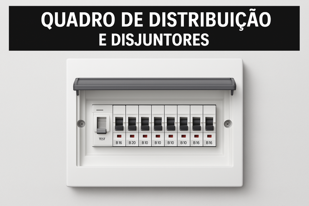 quadro de distribuição e disjuntores
